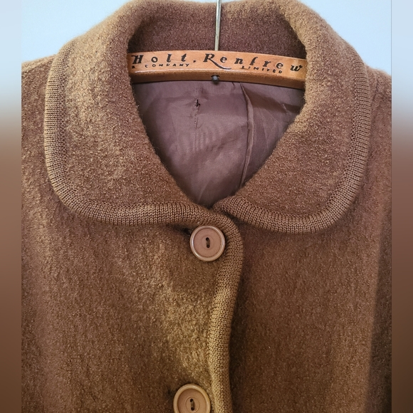 Vintage Wool Teddybear Button Front Jacket - Size M - Picture 2 of 9